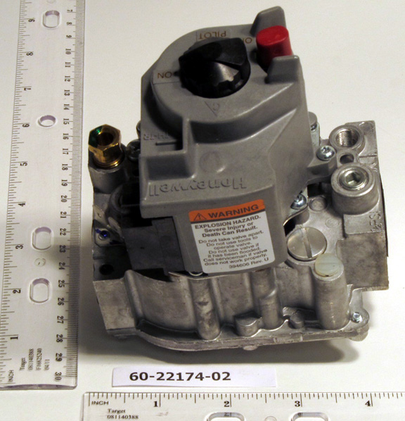 RHEEM FURNACE PARTS 602217402. 24V 1/2" X 1/2" STANDING PILOT GAS VA