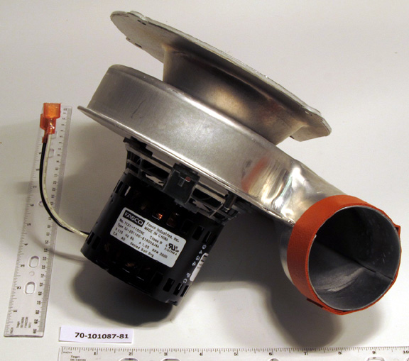RHEEM FURNACE PARTS 7010108781. 120V Induced Draft Blower w/Gasket * HVAC Discount Store
